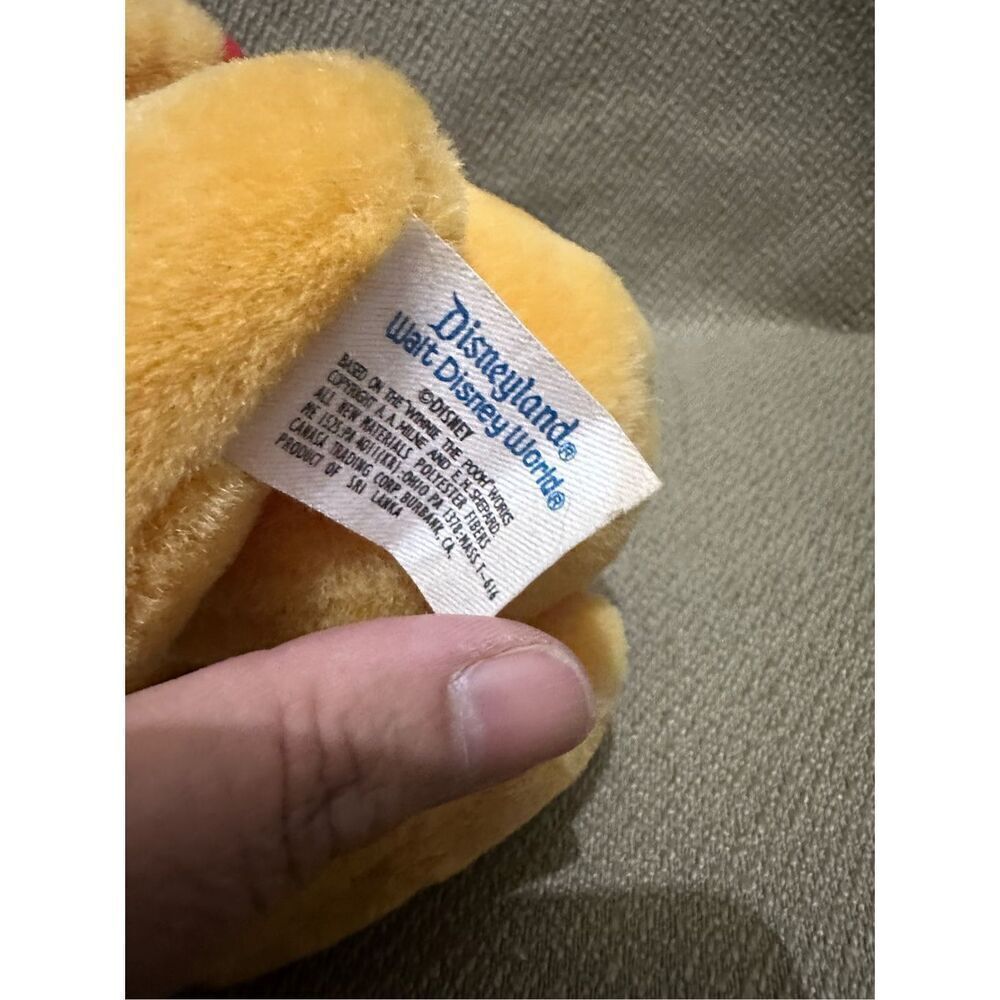 Vintage Disney Mouseket Toys Winnie the Pooh Plush Stuffed Animal Retro 8” - Picture 6 of 8